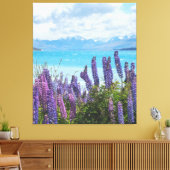 Toile lavande sur le lac (Insitu(Salon))