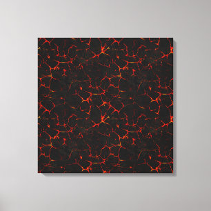 Toile Lave chaude tombante