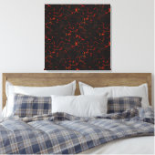 Toile Lave chaude tombante (Insitu(Chambre))