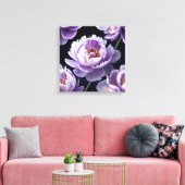 Toile Lavender Dream Peonies (Insitu(Salon))