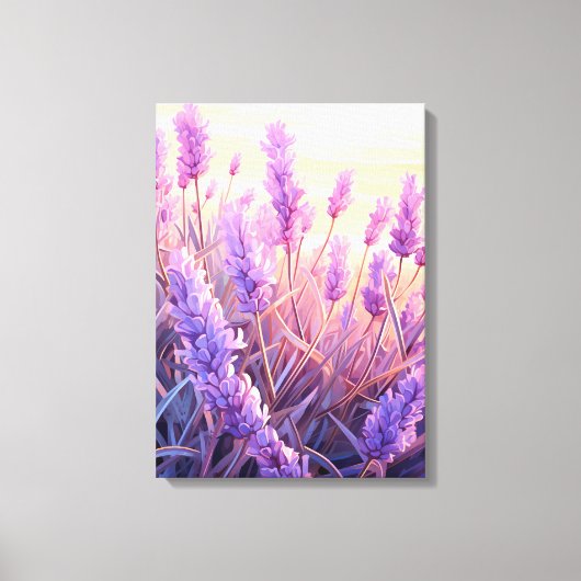 Toile Lavender Field Sunshine (Recto)