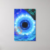 TOILE L'AVENIR ET LE PASSÉ EN UNE SEULE PORTE. (Recto)