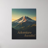 Toile L'aventure attend la conception murale (Recto)