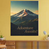 Toile L'aventure attend la conception murale (Insitu(Salon))