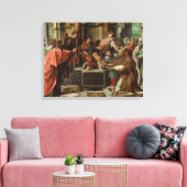 Toile L'Aveugle d'Elymas (dessin pour la Sixtine Ch (Insitu(Salon))