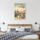 Toile L'avion du Petit Journal survolant (Insitu(Chambre))