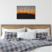 Toile L'avoine marine et les dunes au coucher du soleil (Insitu(Chambre))