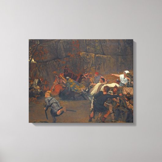 Toile Lawrence Alma-Tadema - Gunthram Bose Et Ses (Recto)