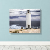 Toile Laxe Lighthouse | Galicia, Spain (Insitu (Plancher de Bois))
