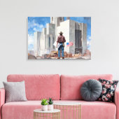 Toile Laying the Foundations  (Insitu(Salon))