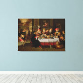 Toile Lazare et le tableau de l'homme riche (Insitu (Plancher de Bois))