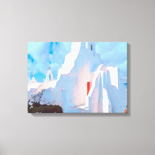 Toile ldp MYKONOS - église caractéristique -