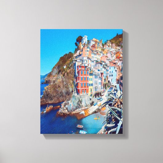 Toile ldp RIOMAGGIORE - Cinque Terre - (Recto)