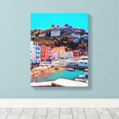 Toile ldp SORRENTO - panorama - plage - (Insitu (Plancher de Bois))