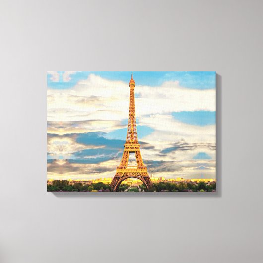 Toile ldp TOUR EIFFEL - Paris - vue (Recto)