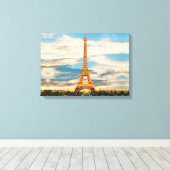 Toile ldp TOUR EIFFEL - Paris - vue (Insitu (Plancher de Bois))