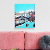 Toile ldp VENICE - gondolas - rialto - (Insitu(Salon))