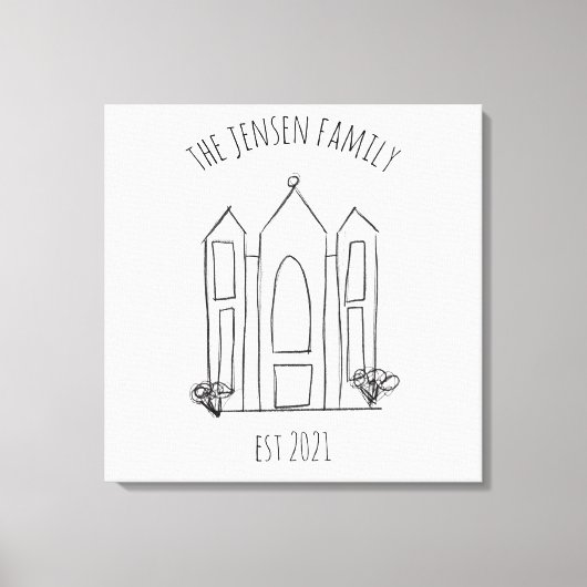 Toile LDS Salt Lake City (Recto)