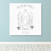 Toile LDS Salt Lake City (Insitu (Plancher de Bois))