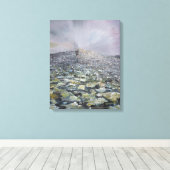 Toile Le 42ème pic (Insitu (Plancher de Bois))