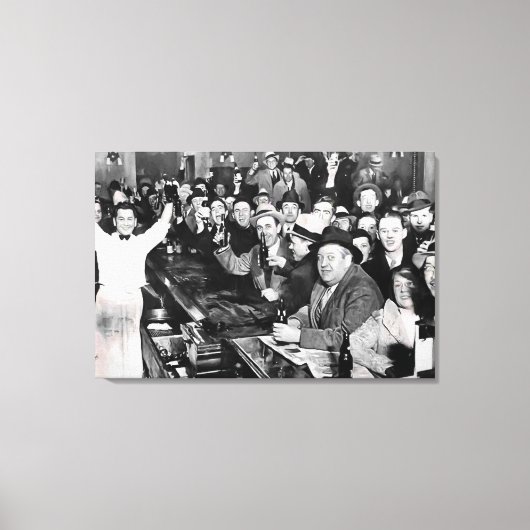 TOILE LE 5 DÉCEMBRE 1933 L'INTERDICTION PREND FIN (Recto)