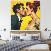 Toile Le baiser (Insitu(Chambre))