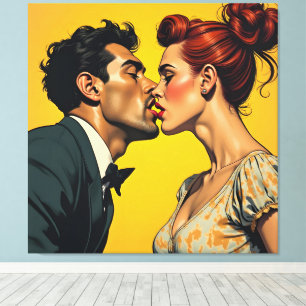 Toile Le baiser