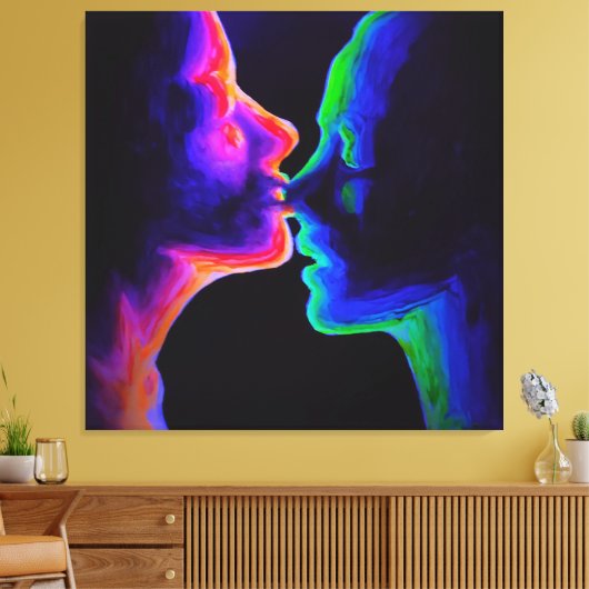 Toile Le baiser (Insitu(Salon))