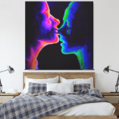 Toile Le baiser (Insitu(Chambre))