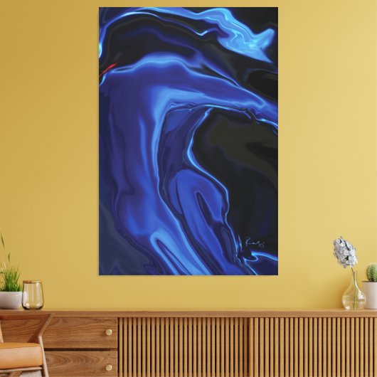 Toile Le baiser bleu (Insitu(Salon))