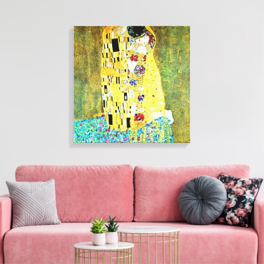 Toile Le baiser de Gustav Klimt (Insitu(Salon))
