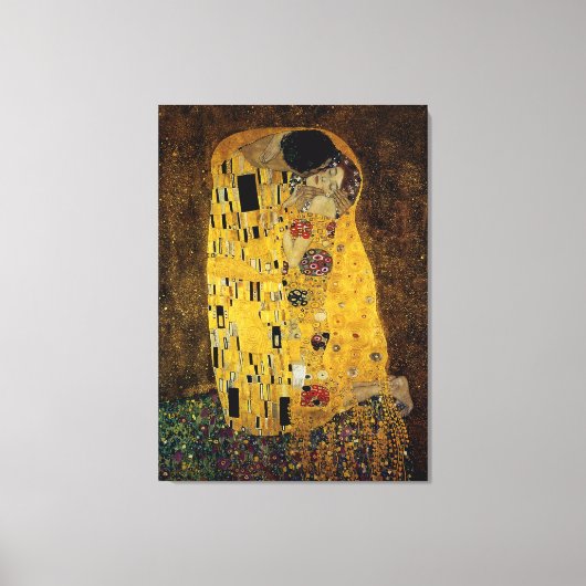 Toile Le baiser de Gustav Klimt (Recto)
