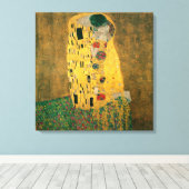 Toile Le baiser de Gustav Klimt (Insitu (Plancher de Bois))