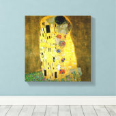 Toile Le baiser de Gustav Klimt (Insitu (Plancher de Bois))
