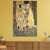 Toile Le baiser de Gustav Klimt (vers 1908) (Insitu(Salon))