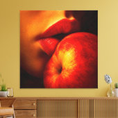 Toile Le Baiser de Nectarine – Un Portrait Intime (Insitu(Salon))