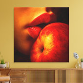 Toile Le Baiser de Nectarine – Un Portrait Intime (Insitu(Salon))