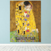 Toile Le baiser - Gustav Klimt (Insitu (Plancher de Bois))