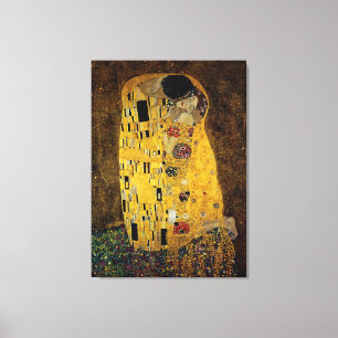 Toile Le baiser par Gustav Klimt