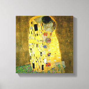 Toile Le baiser par Gustav Klimt
