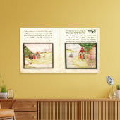 Toile Le Bannissement de Hagar et Ismaël (Insitu(Salon))