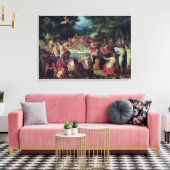 Toile Le Banquet des Dieux (Insitu(Salon))