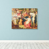 Toile Le Banquet des Dieux (Insitu (Plancher de Bois))