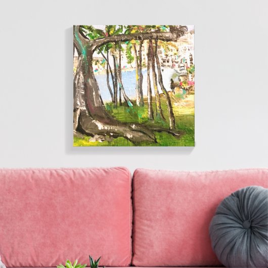 Toile Le Banyan, FL. (Insitu(Salon))