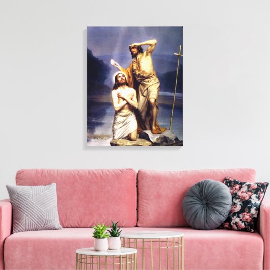 Toile Le baptême du Christ (Insitu(Salon))