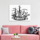 Toile Le bateau de Ferdinand Magellan 'Victoria' (Insitu(Salon))