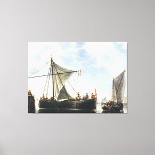 Toile Le Bateau Passage Aelbert Cuyp
