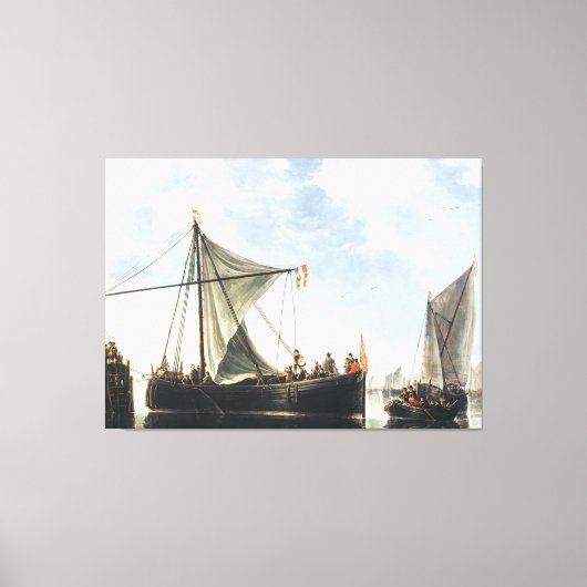 Toile Le Bateau Passage Aelbert Cuyp (Recto)