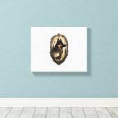 Toile Le berger allemand 005 (Insitu (Plancher de Bois))