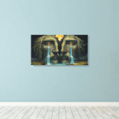 Toile Le bifurcate en pleurs (Insitu (Plancher de Bois))